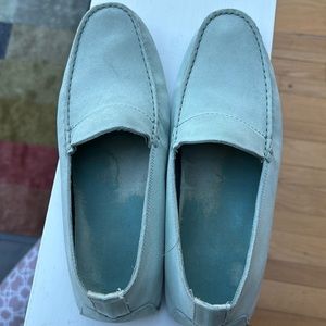 Gucci Suede Powder Blue Driving shoes